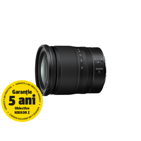Obiectiv foto mirrorless Nikon Z 24-70mm f/4 S NIKKOR - Yellow Store