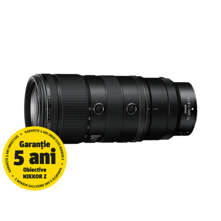 Obiectiv foto mirrorless Nikon Z 70-200mm f/2.8 VR S II NIKKOR