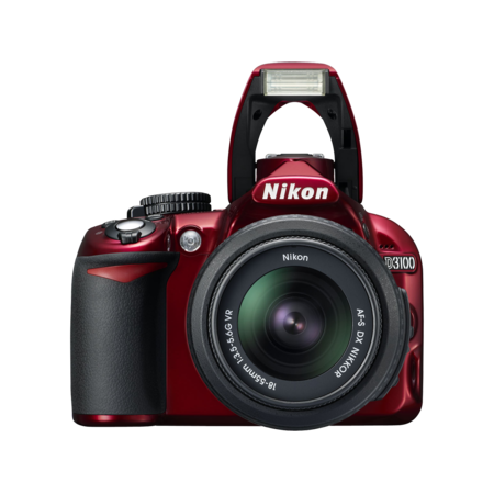 ⑧Nikon D3100 18-55 VR Kit DX > Nikon D3100 kit 18-55mm VR (red)