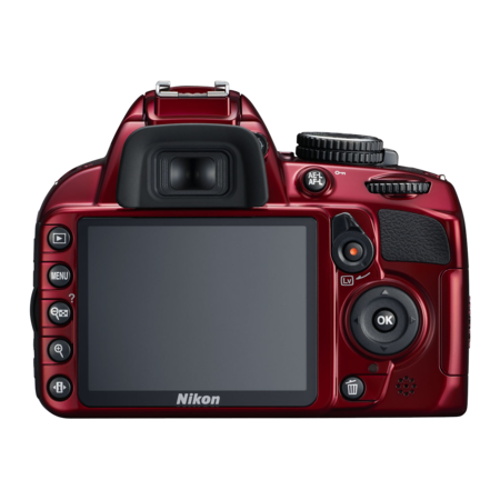 DX > Nikon D3100 kit 18-55mm VR (red)