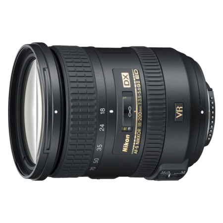 Obiectiv foto zoom 18-200mm f/3.5-5.6G ED VR II AF-S DX NIKKOR